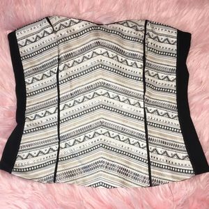 White House black market corset top